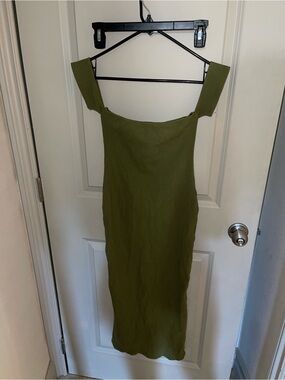 knee length dresses for ladies Urban Outfitters Snakeskin Mesh Dress (M) – The Thrifty Hippy main image 1